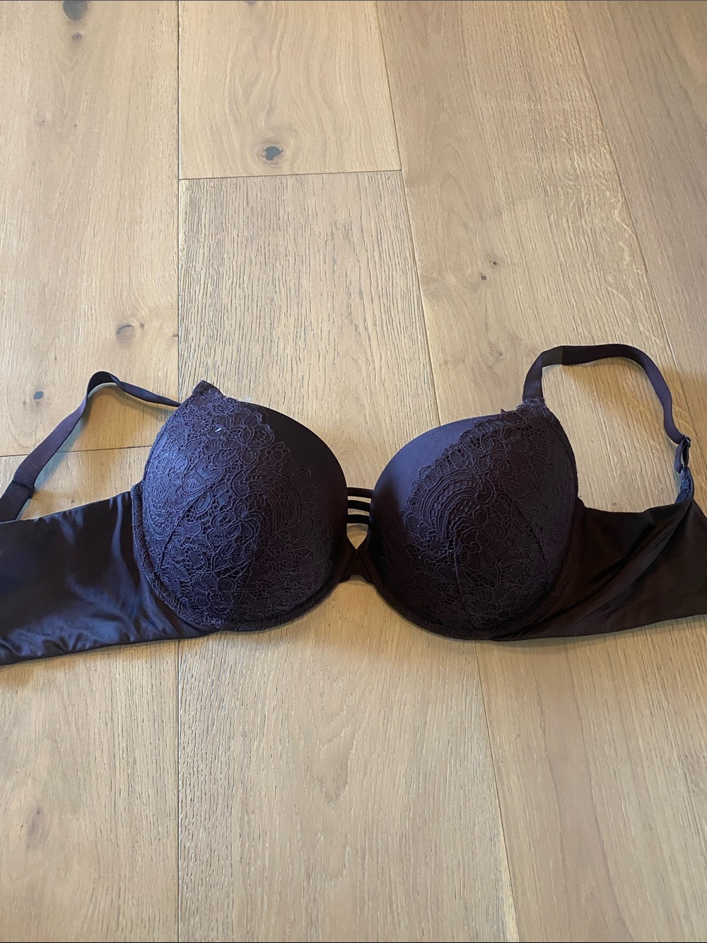 Soma Lace Push-Up Bra - Brown NWOT